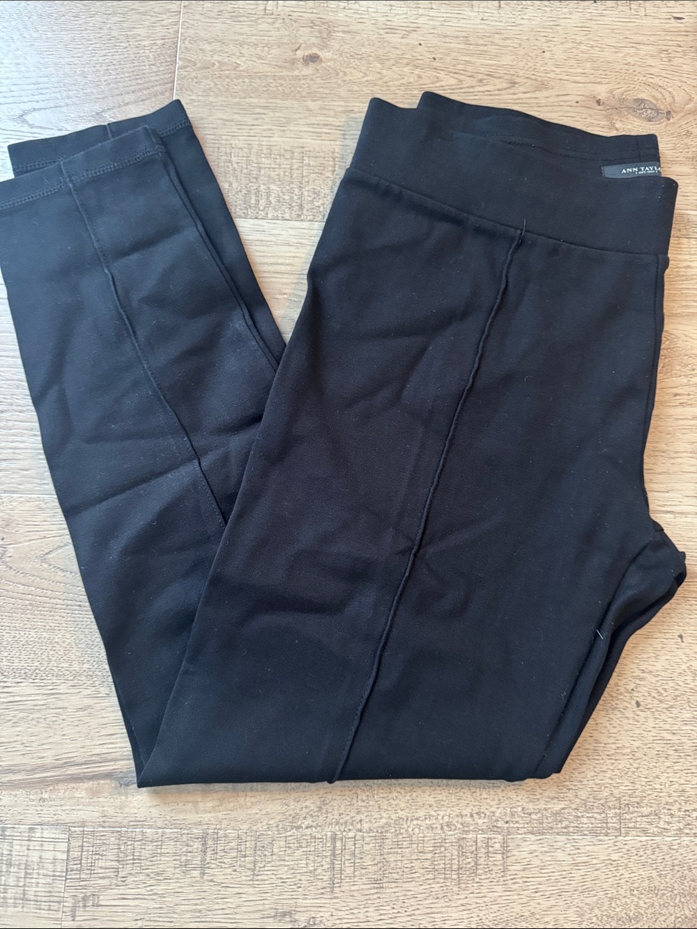 Ann Taylor Black High-Rise Leggings